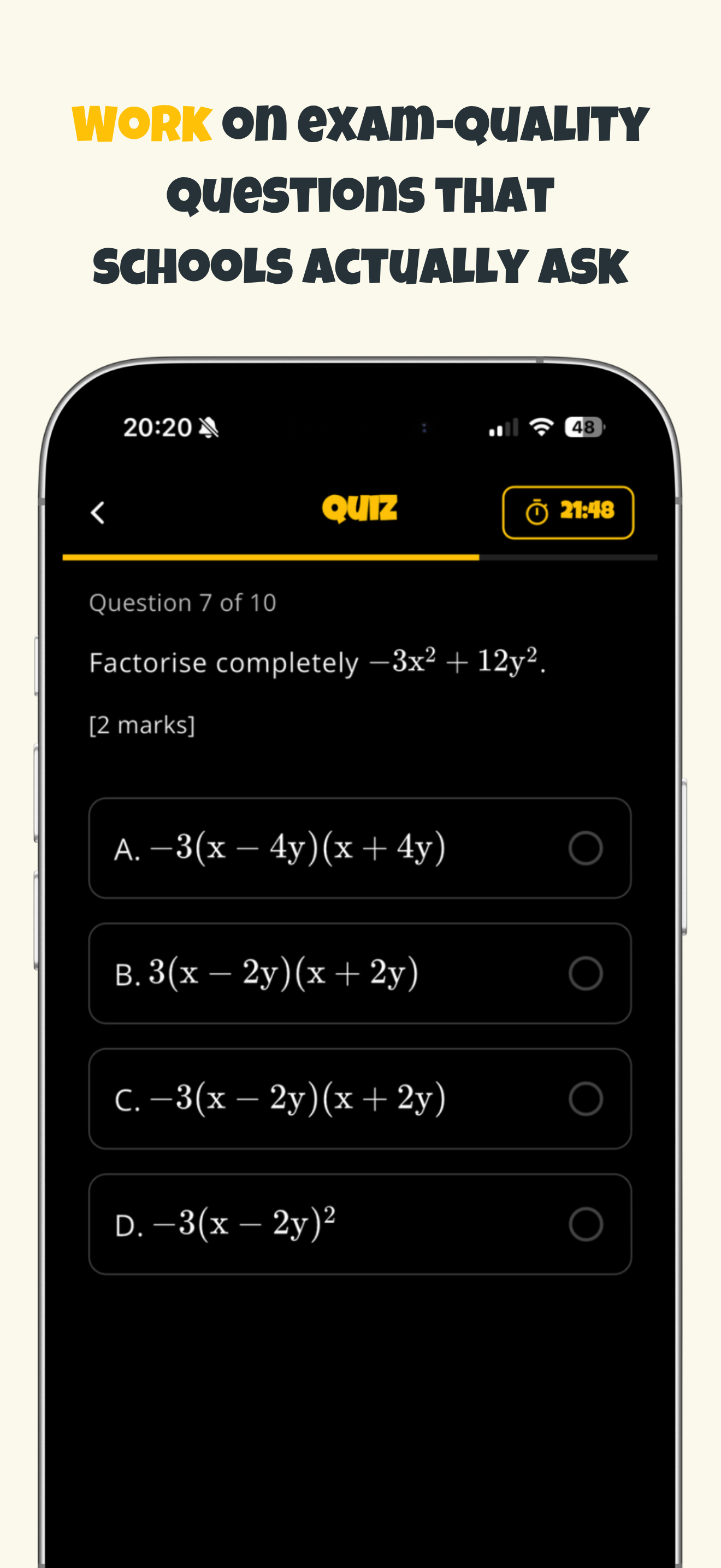 Quiz question