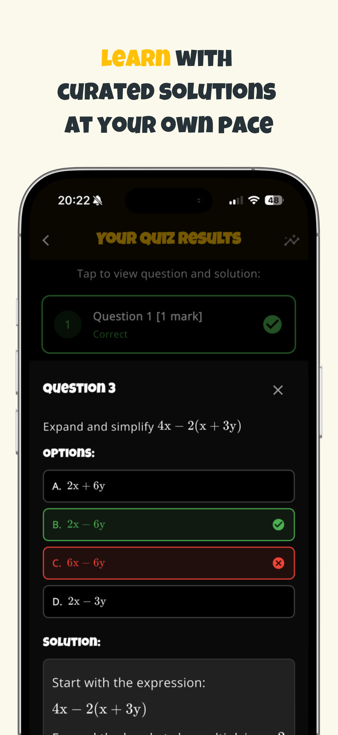 Quiz solution